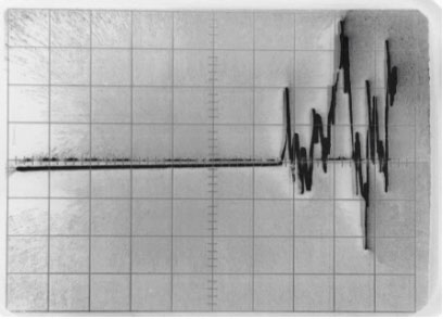 Jan. 6, 2012. Here I hit the transmitting sample with close to 70 volts.